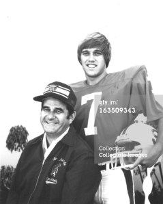 John Elway while at Stanford with his father Jack a former San Jose Spartan Head Coach