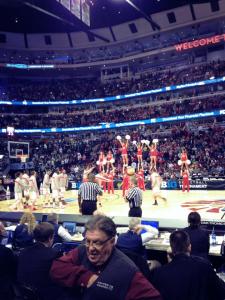 Second Row at the 2013 B1G Semi-Final. No Cost. 