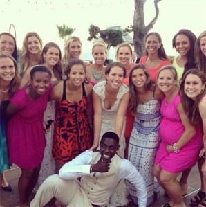This Summer Jrue Holiday married US Women's National Team Soccer Player Lauren Cheney