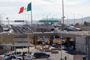 The Border of El Paso, Texas and Mexico