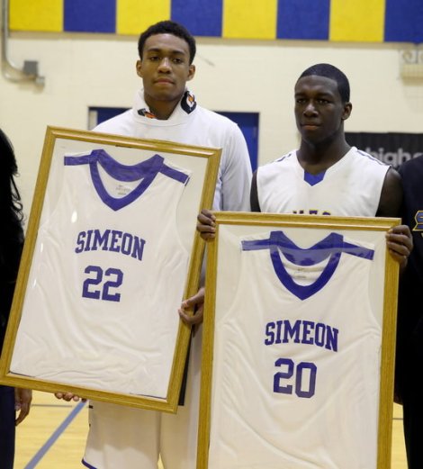 Jabari Parker and Kendrick Nunn were high school teammates at Simeon