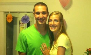 Congrats to the future Mr. and Mrs. Aaron Craft