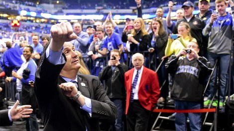 NCAA Basketball: NCAA Tournament-Midwest Regional-Kentucky vs Michigan